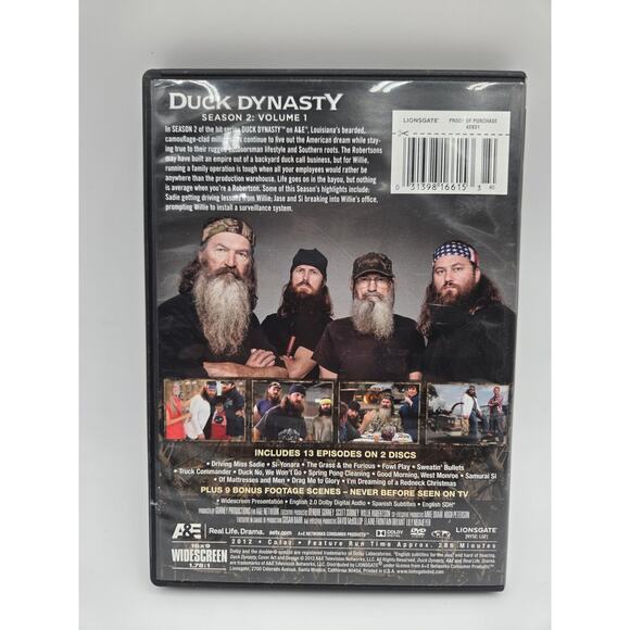 Duck Dynasty DVD Bundle: Seasons 1, 2, 3 & 4 — Pre-owned Collection - Picture 5 of 9